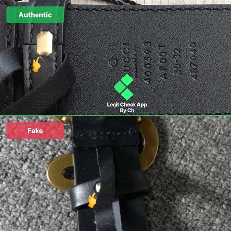 how to legit check a gucci belt